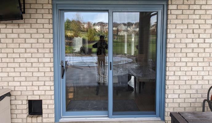 Sliding patio door