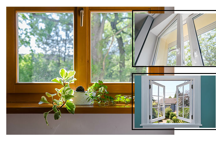 different windows