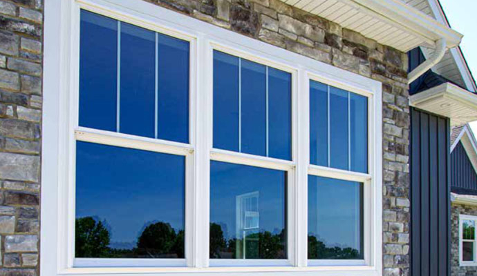 Endure vinyl window installed in a house in Carnegie