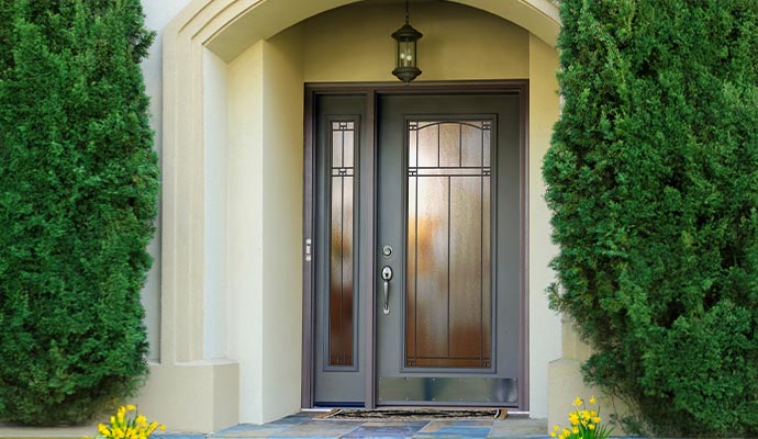 Elegant residential front door
