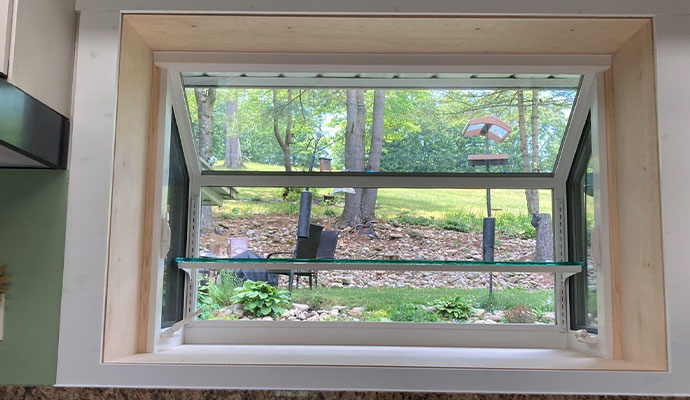 Garden Window Installation