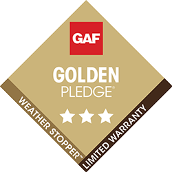 Golden pledge warranty logo
