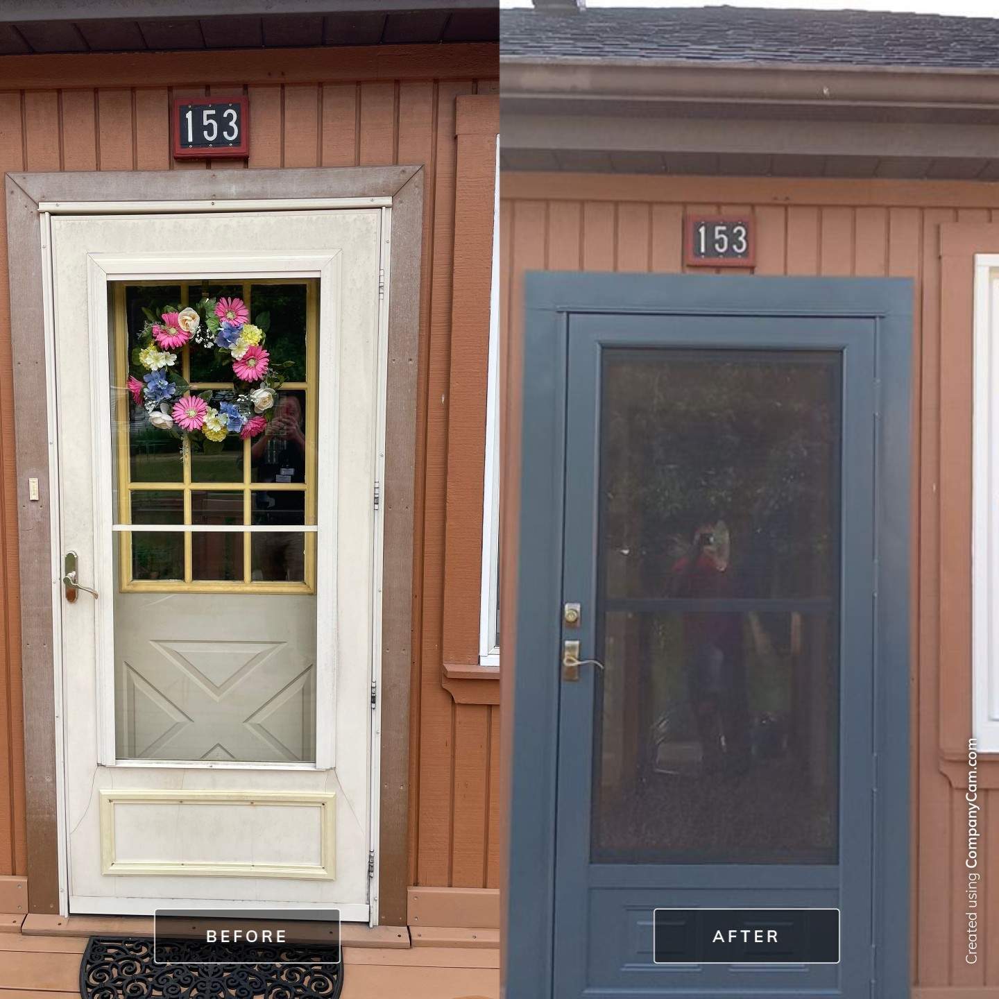 Before & After Door in Slickville 