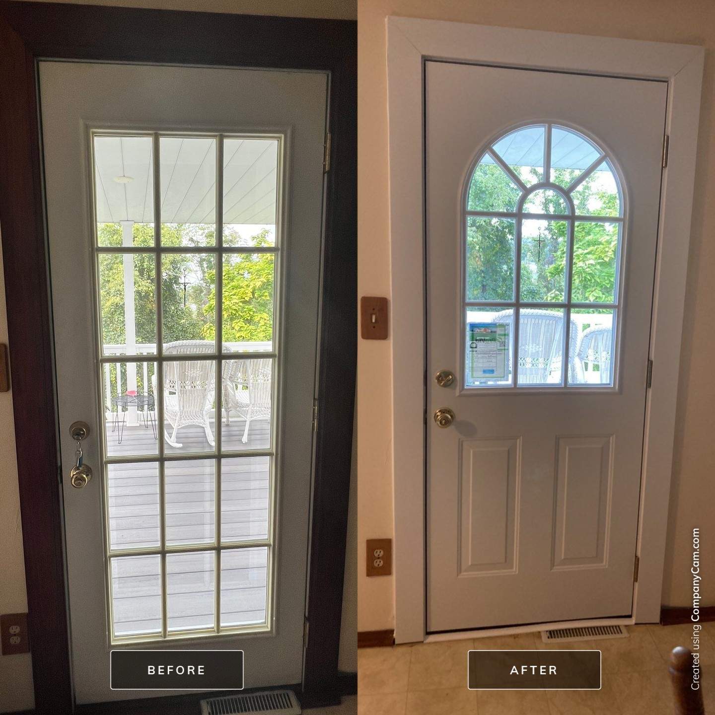 Before & After Door (Inside) in Greensburg 
