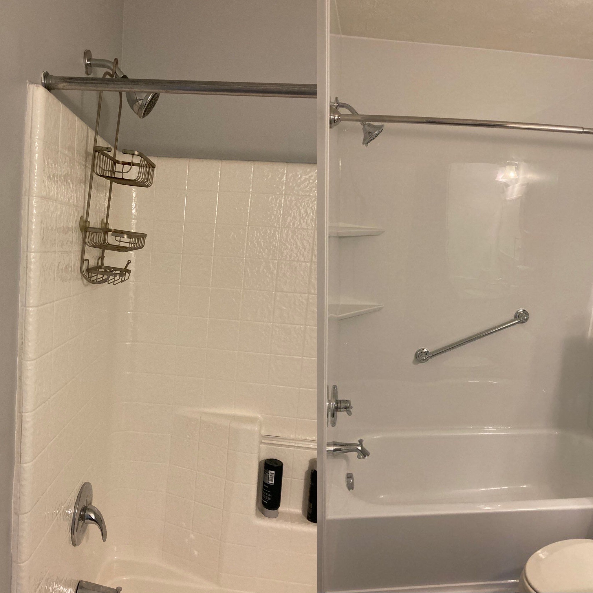 Before and After Tub/Shower Combo