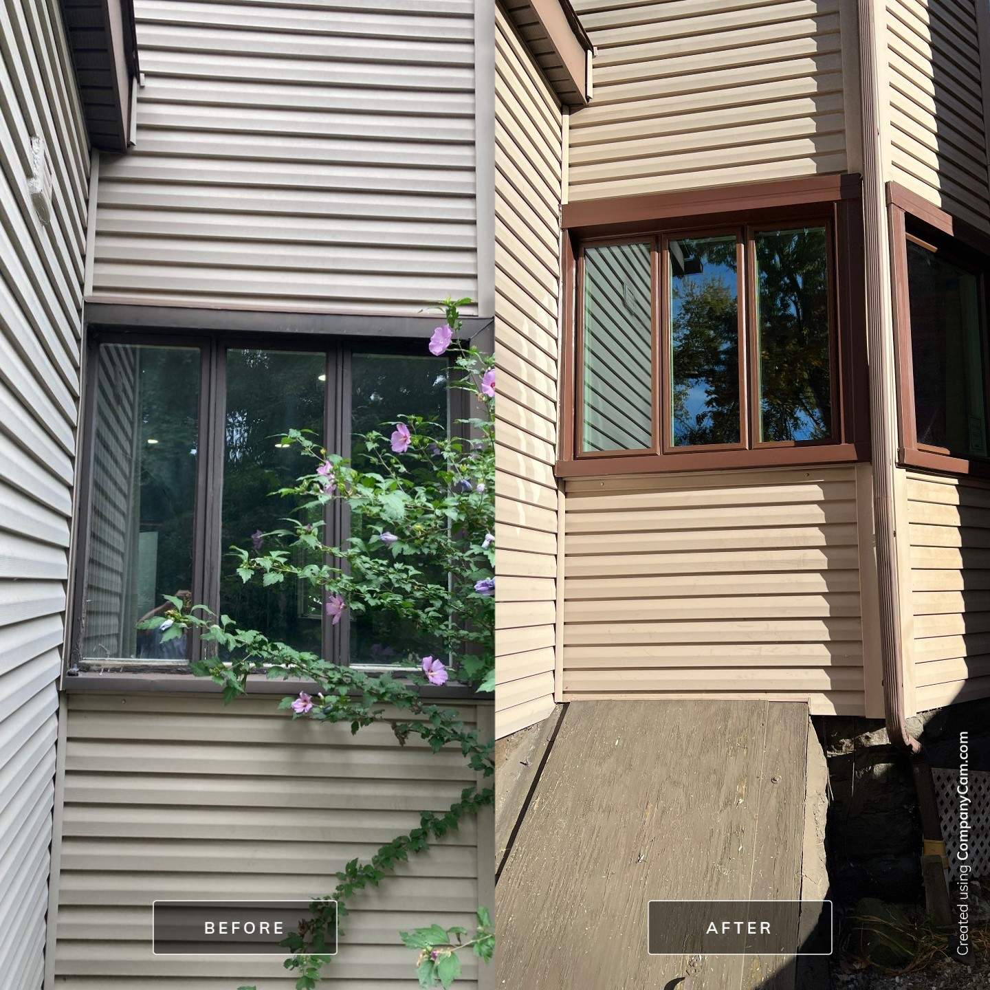 Before and After Window in Pittsburgh