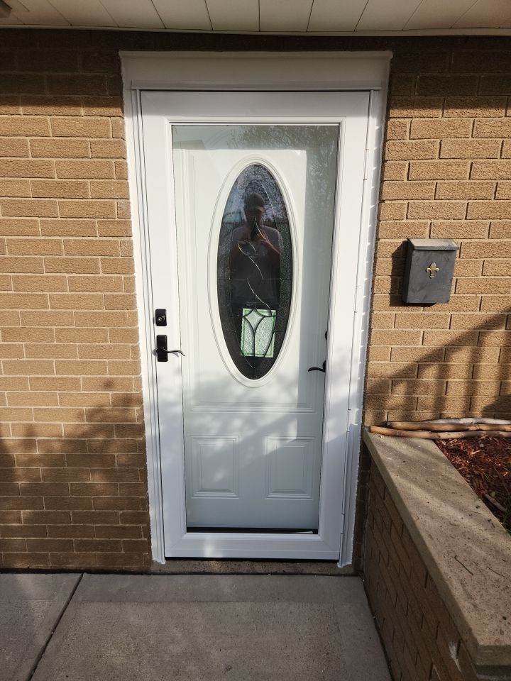 New Entry Door w/ Storm Door