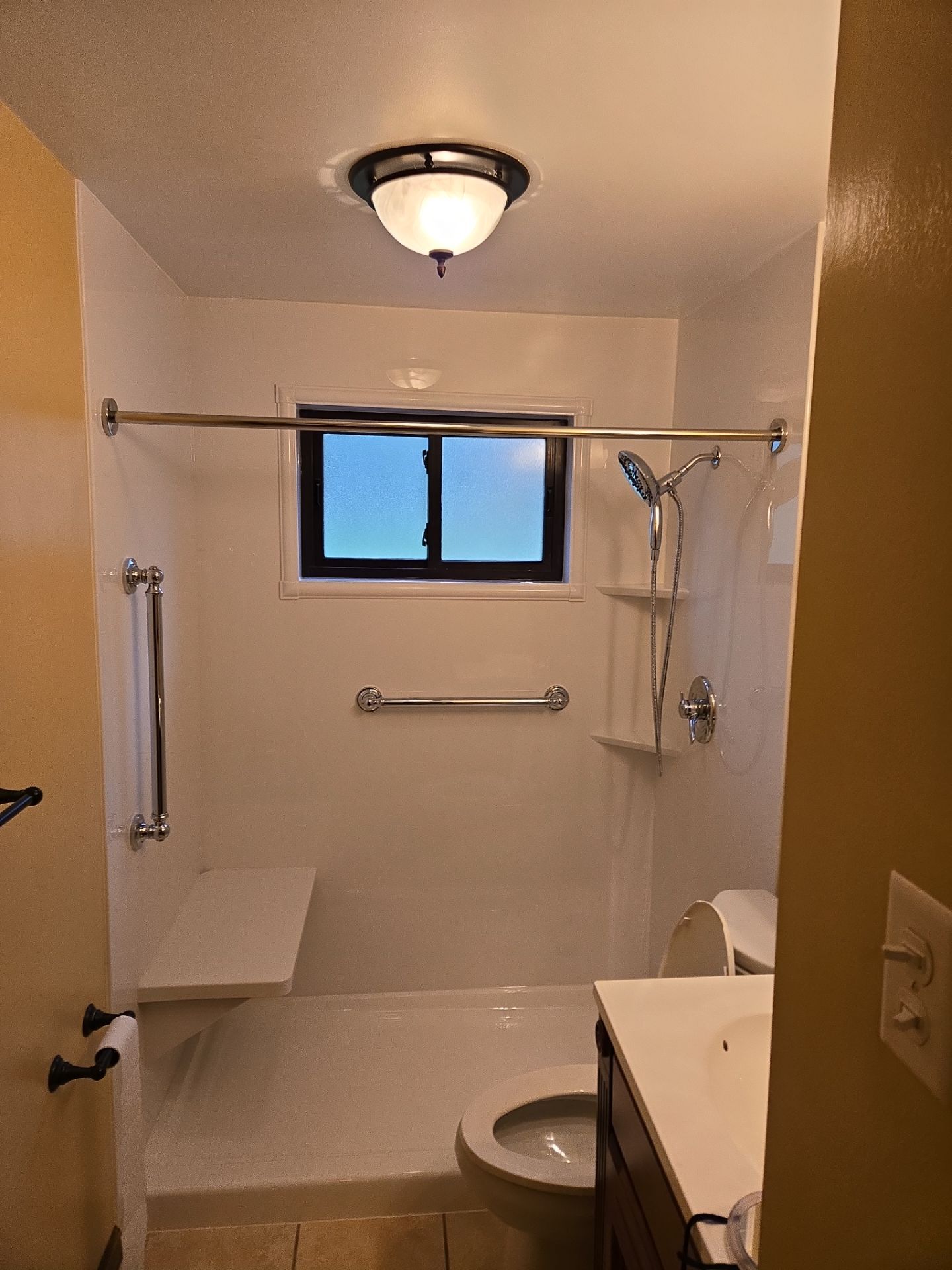 New Tub-to-Shower Conversion in Irwin