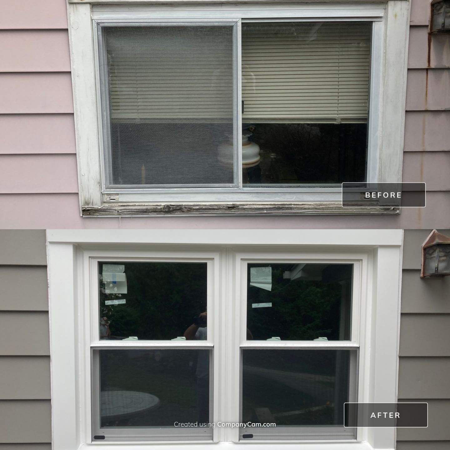 Before and After Window Conversion 