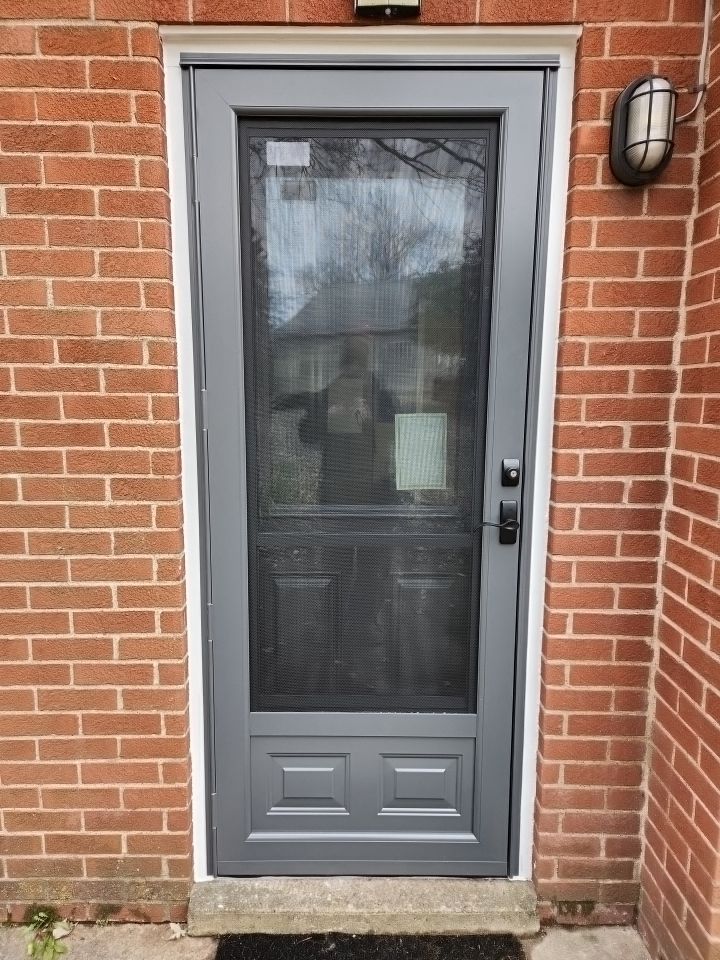 New Door with Storm Door in Murrsville
