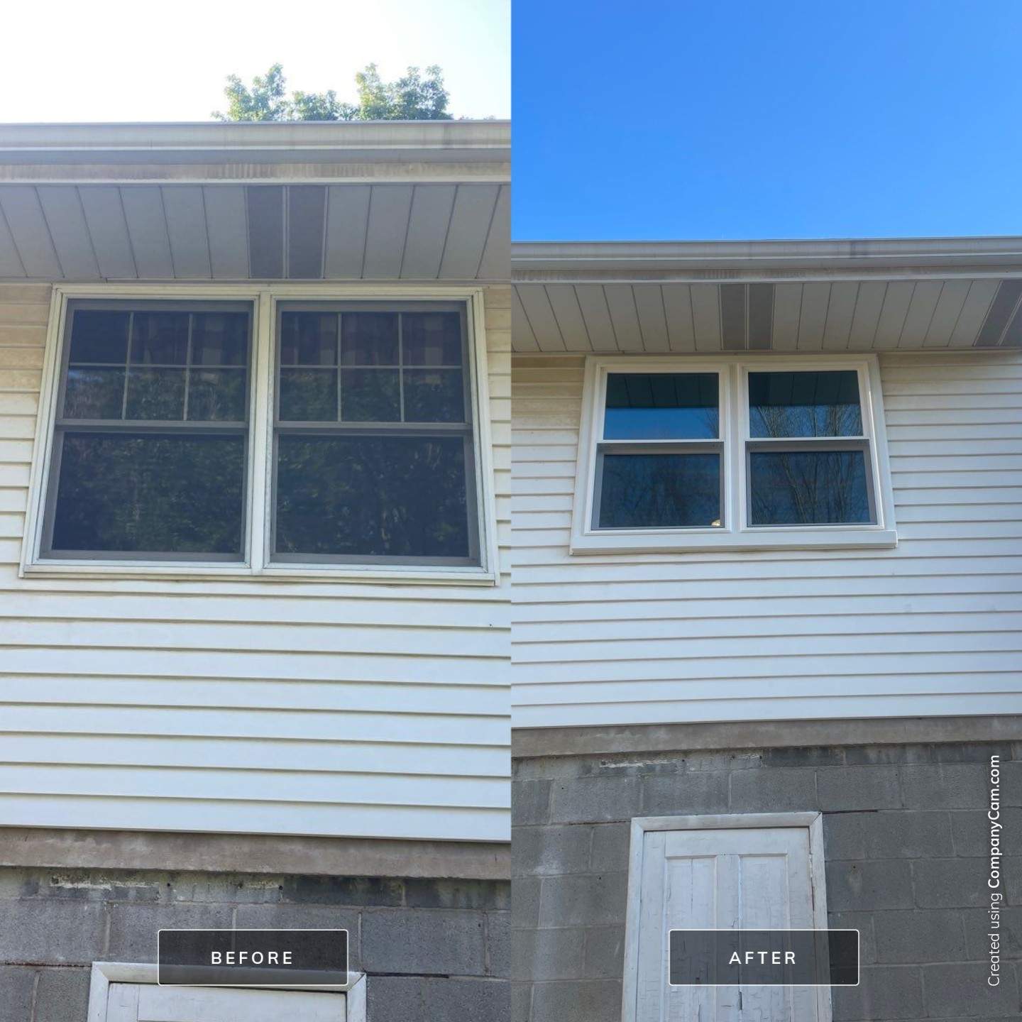 Before and After Window in Greensburg