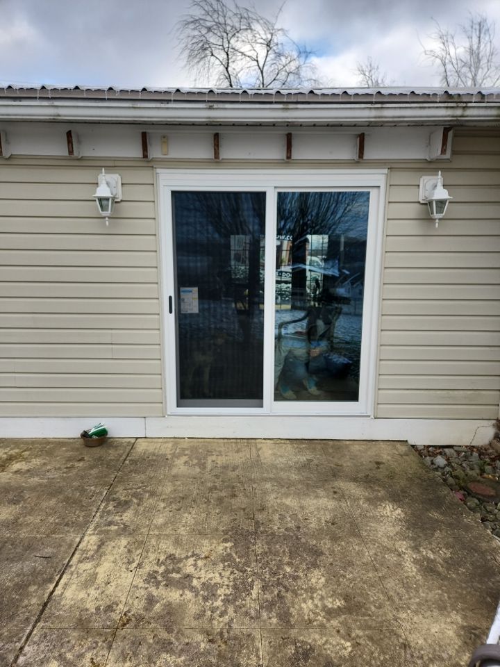 New Patio Door in Mount Pleasant by Mt. Pleasant Window & Remodeling