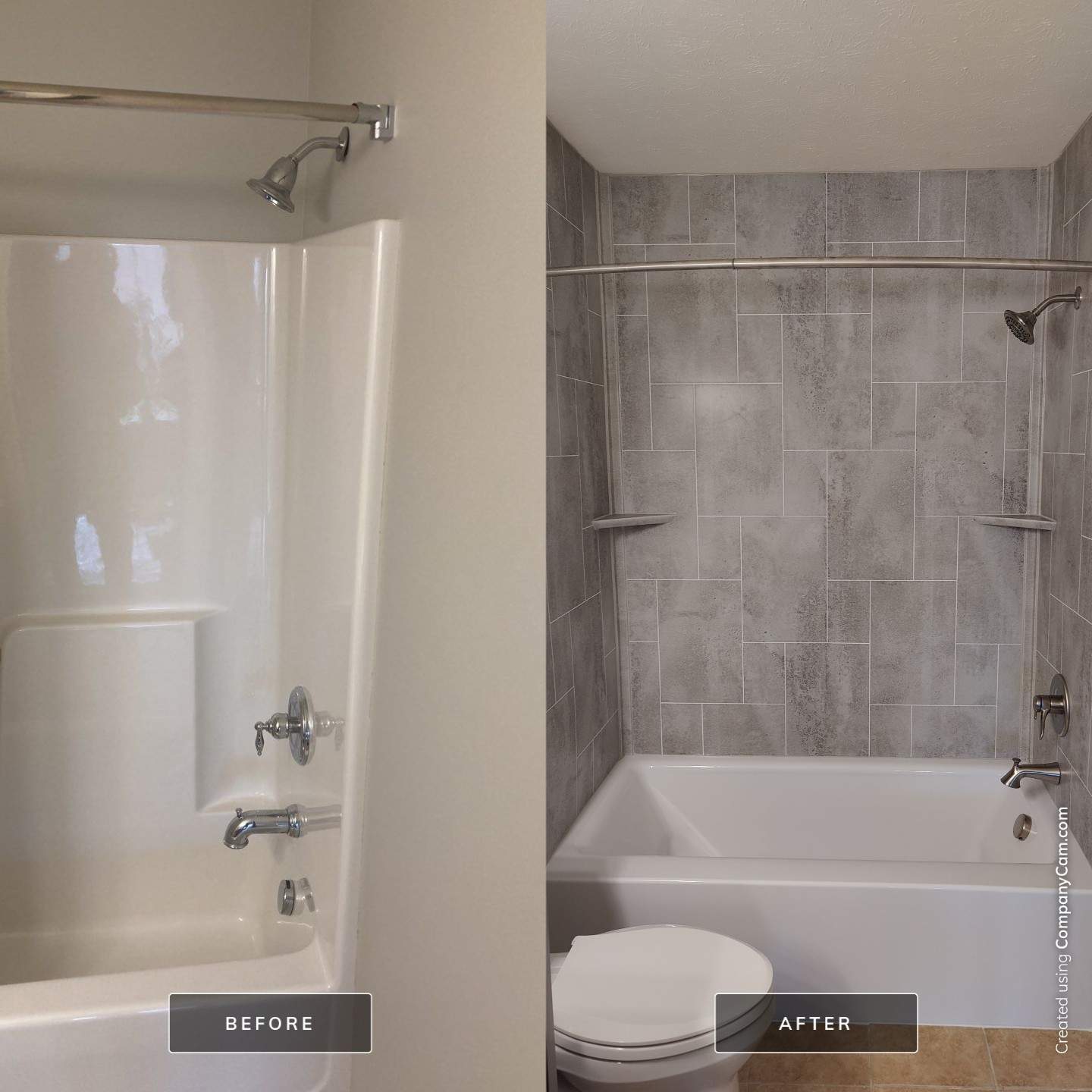 Before and After Tub/Shower Combo