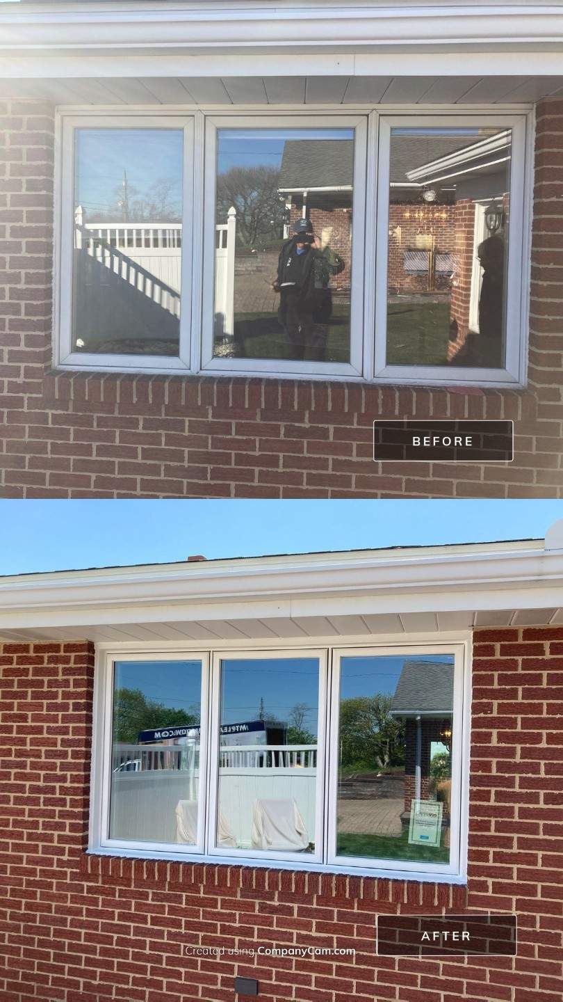 Before & After Window in Irwin by Mt. Pleasant Window & Remodeling