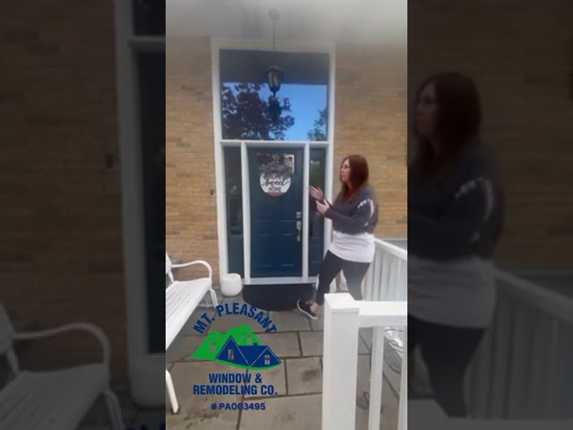 Mt. Pleasant Window & Remodeling Door Installation Customer Testimonial Video