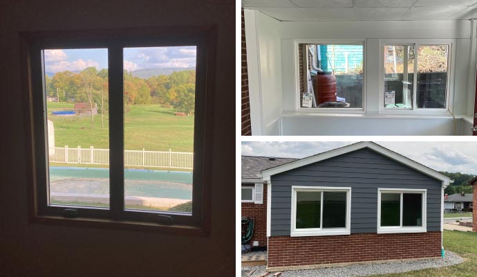 collage-of-living-room-kitchen-and-bed-room-with-slider-window