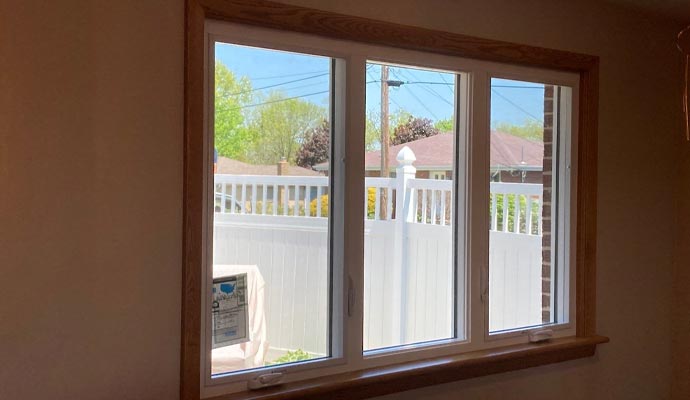 Installed residential window
