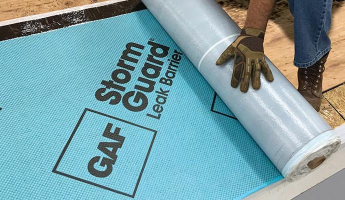 Professional leak barrier installation