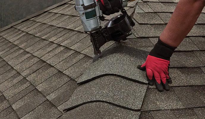 Professional roofing installation