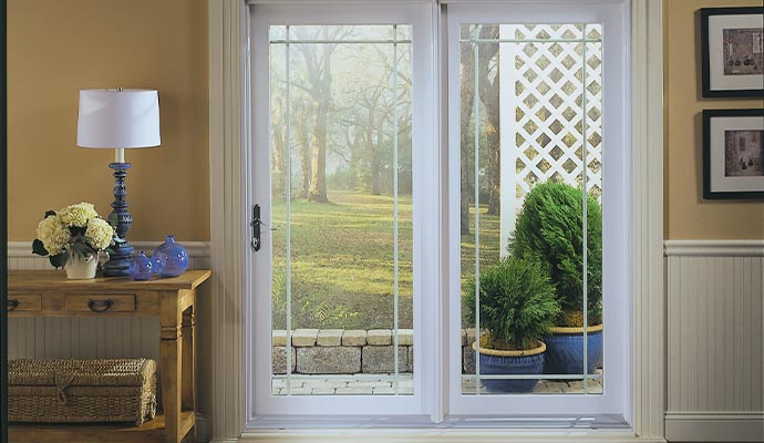 Swing patio door in a house in Carnegie