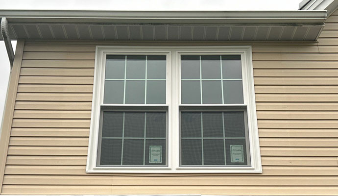 Vinyl window installed in a house in Canonsburg