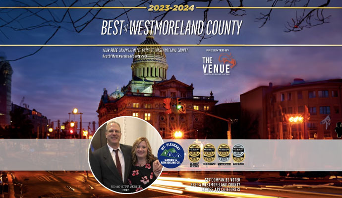 Best of Westmoreland County Cover 2023 Mt. Pleasant Window & Remodeling